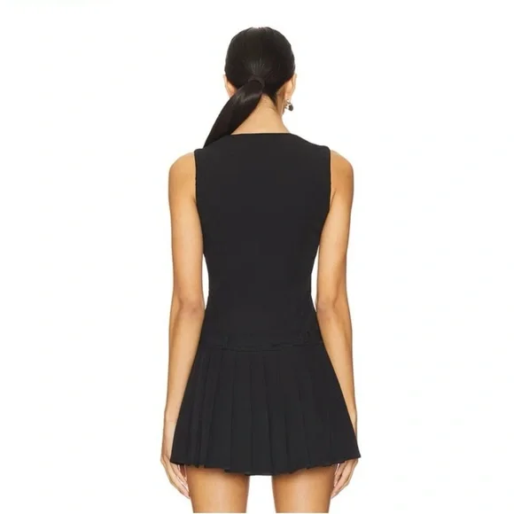 Superdown Elegant Black Mini Dress - Picture 2 of 4